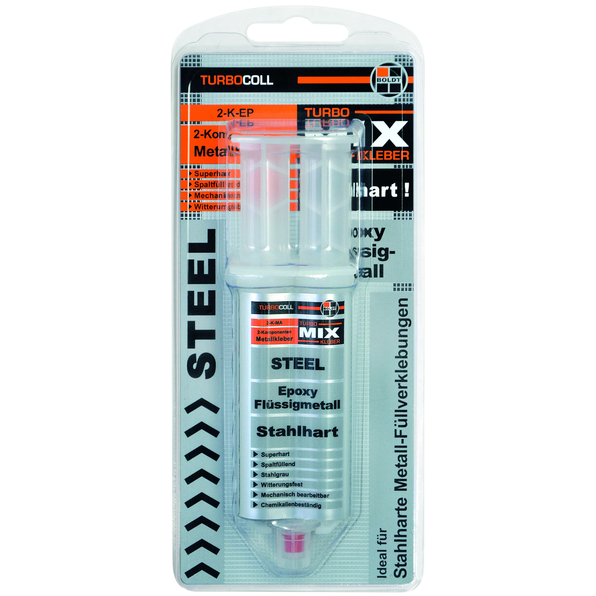 2K-Metallkleber Turbomix 'Steel' 12,5 g