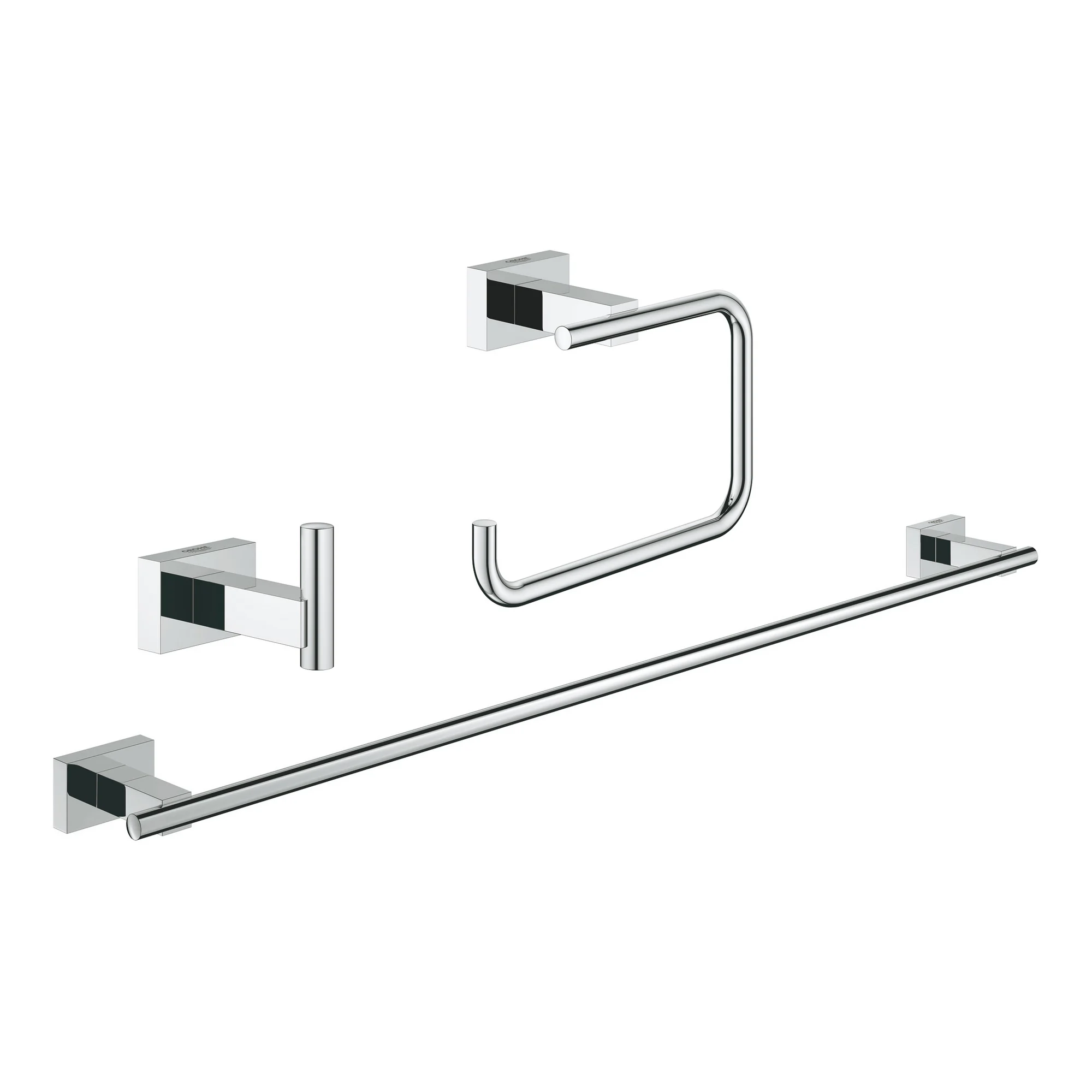 3 in 1 Bad-Set 'Essentials Cube' chromfarben