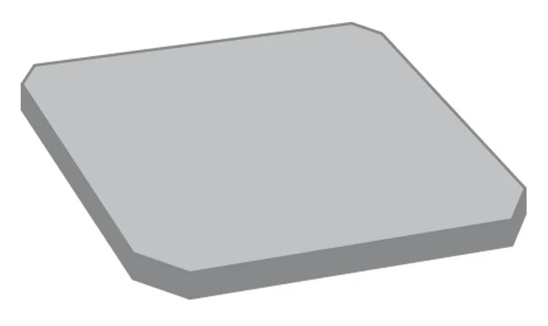 Bodenplatte 60x60x5cm, beige