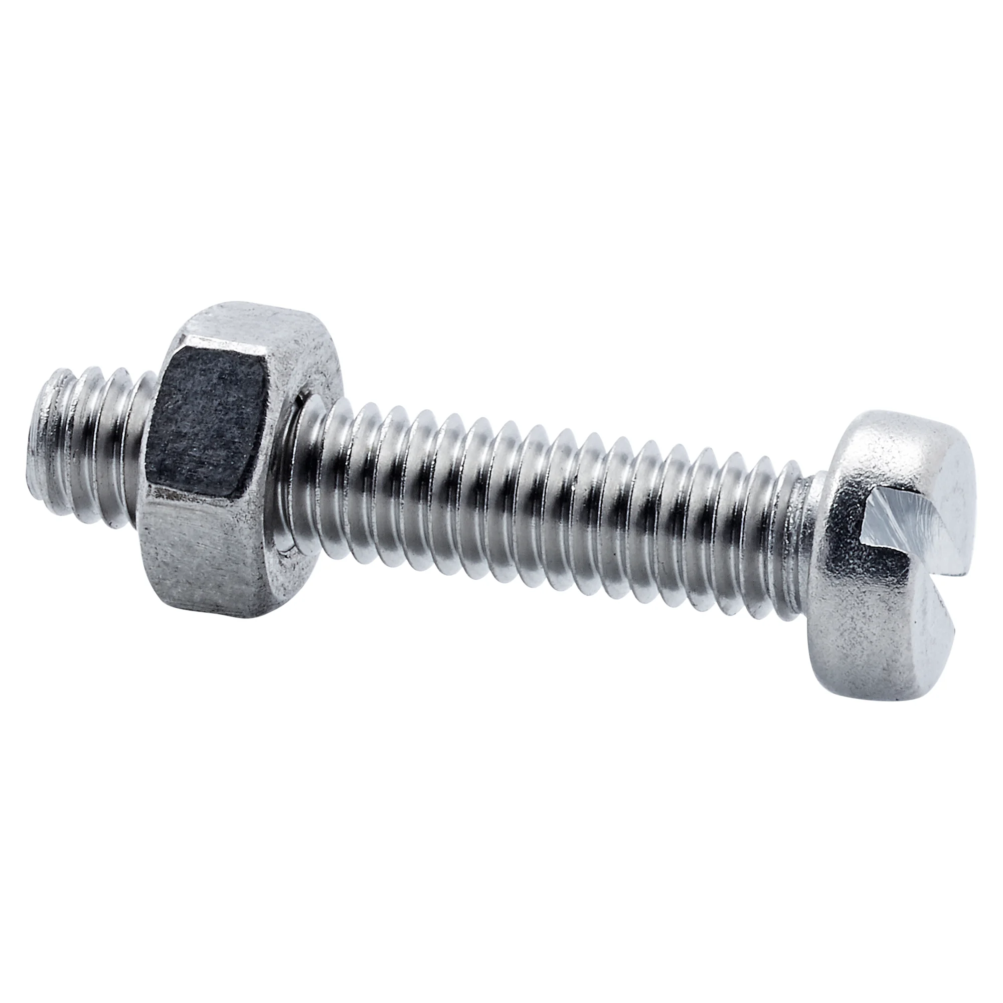 Zylinderschrauben SL Schlitz Edelstahl M4 x 16 mm 10 Stück